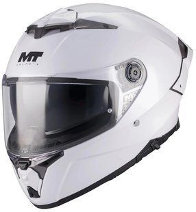 Мотошолом MT Thunder 4 R SV Pure A0 білий, S 137500PA0104 фото