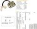 Регулятор напряжения Suzuki GN125 91-97, GZ250 99-10, Arctic Cat 250/300 98-02, DZE REG 2407 2407-01 фото 2