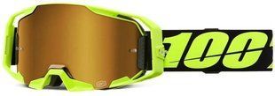 Мотоокуляри 100% Armatic Goggle Neon Yellow, Mirror Gold Lens 50060-00004 фото