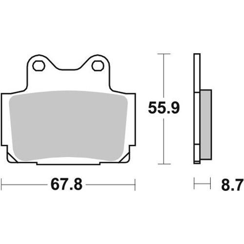 Тормозные колодки SBS 570HF 570HF фото