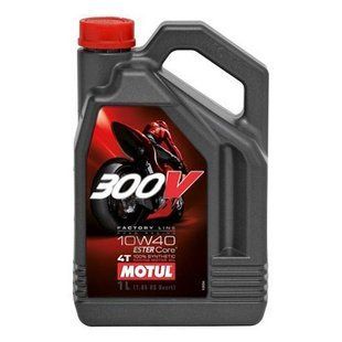 Масло моторное Motul 300V 4T Factory Line 10W40 (4л) 101352 фото