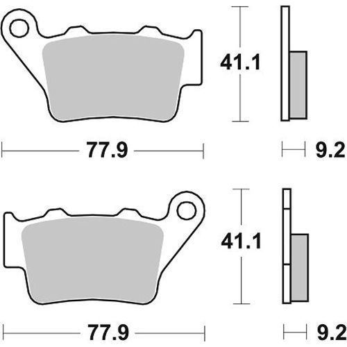 Гальмівні колодки SBS 675RSI 675RSI фото