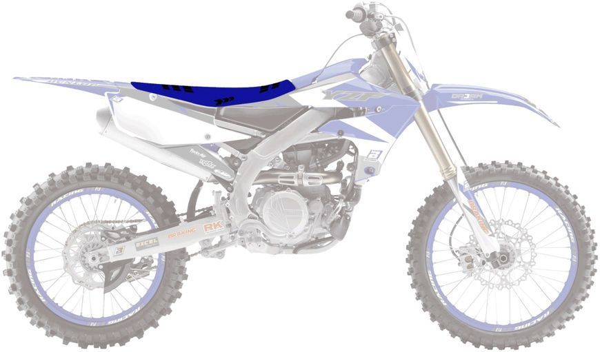Чехол сиденья Yamaha YZ 250F '19-'23, WR 250F '20-'23, YZ 450F '18-'22, WR 450F '19-'23, Blackbird E1249J/01 синий E1249J/01 фото