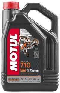 Масло моторное Motul 710 2T (4л) 837341 фото