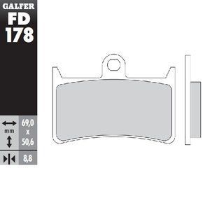 Гальмівні колодки Galfer FD178G1380 FD178G1380 фото