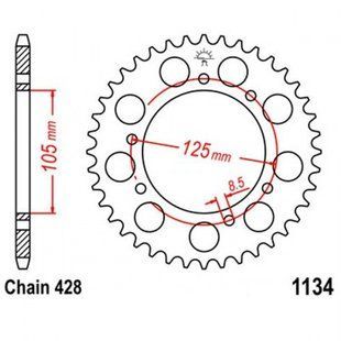 Задня зірка JT JTR1134.50 JTR1134.50 фото