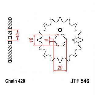 Звезда передняя JT JTF546.12 JTF546.12 фото