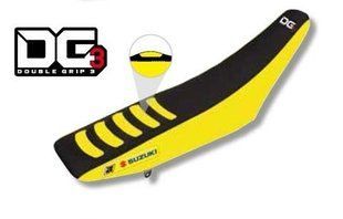 Чохол сидіння Suzuki RM 125/250 '01-'23 DOUBLE GRIP 3, Blackbird E1318H чорний/жовтий E1318H фото