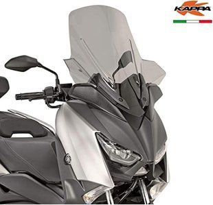 Скло вітрове світло-сіре Yamaha X-MAX 125 (2018), X-MAX 300 (2017-2019), X-MAX 400 (2018-2019) 64,5x57,5 см, Kappa KD2138S KD2138S фото