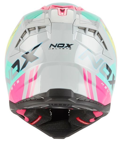 Мотошлем NOX N634 Storm розовый/белый, XS CASQN634STORMGRISNARDO.XS фото