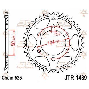 Задняя звезда JT JTR1489.40 Black JTR1489.40ZBK фото
