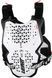 Защита тела Leatt 2.5 Chest Protector белая, One Size 5023050660 фото 3