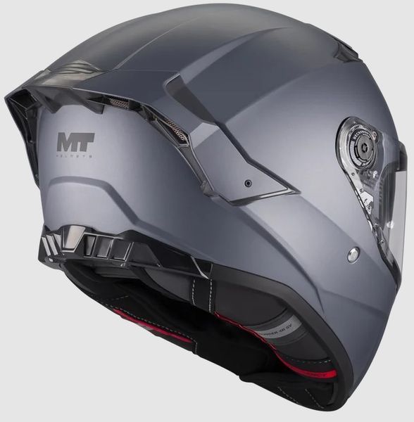 Мотошолом MT Thunder 4 R SV Pure A2 матовий сірий, L 137500PA2206 фото