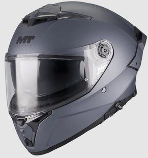 Мотошолом MT Thunder 4 R SV Pure A2 матовий сірий, M 137500PA2205 фото