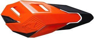 Сменный пластик для защиты рук (лопухи) Racetech HP3 оранжевый/черный HP3REPARNR0 фото
