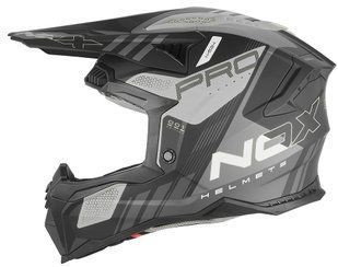 Мотошлем NOX N634 Storm матовый серый/черный, S CASQN634STORMNOIRMATARGENT.S фото