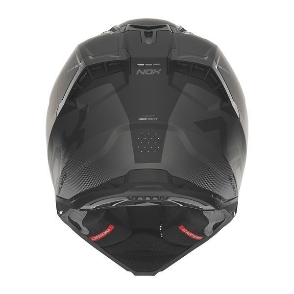 Мотошолом NOX N634 Gradiant матовий чорний/сірий, XL CASQN634GRADIANTNOIRMATARGENT.XL фото