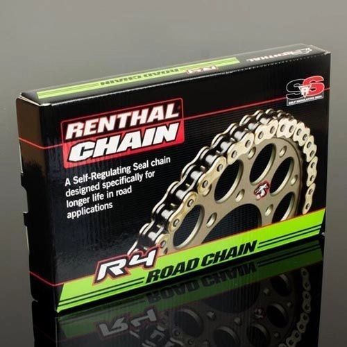 Цепь Renthal 520 G&B ATV R4-2/114 Gold/Black C325 фото