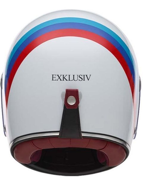 Мотошолом Exklusiv Duke 2 Nation білий/синій/червоний, XL CASQEDUKE2NATION.XL фото