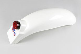 Крило заднє з фонарем KTM '75-'76, GORI '74-'76, Beta '76-'78, UFO ME08036W White ME08036W фото