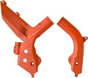 Защита рамы KTM SX/SX-F '19-'22; KTM EXC/EXC-F '20-'23, Polisport 8472900002 оранжевая 8472900002 фото