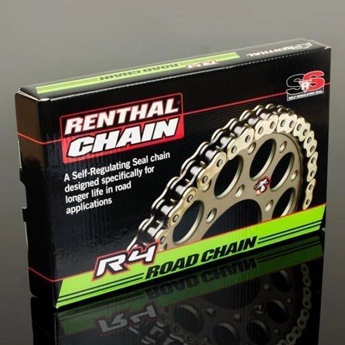 Ланцюг Renthal 520 G&B ATV R4-2/120 Gold/Black C344 фото