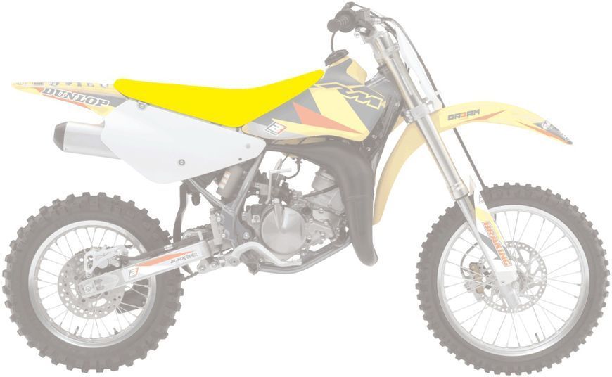 Чехол сиденья Suzuki RM 85 '02-'23 Pyramid, Blackbird E1323G/01 желтый E1323G/01 фото