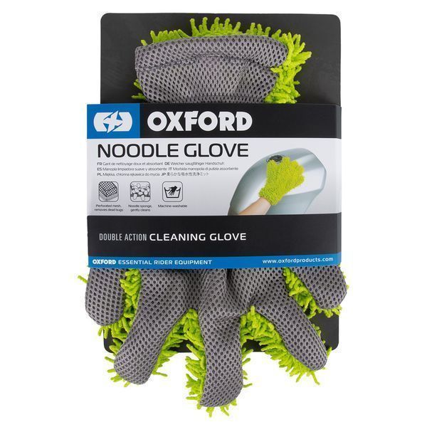 Рукавичка з мікрофібри Oxford Microfibre Noodle Wash Glove зелена OX261 фото