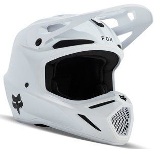 Мотошлем Fox V3 матовый белый, XL 31365-067-XL фото
