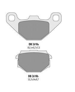 Гальмівні колодки Delta DB2610OR-D DB2610OR-D фото
