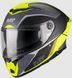 Мотошолом MT Thunder 4 R SV Wind Tunnel B3 матовий чорний/жовтий, M 1375D50B3205 фото 1