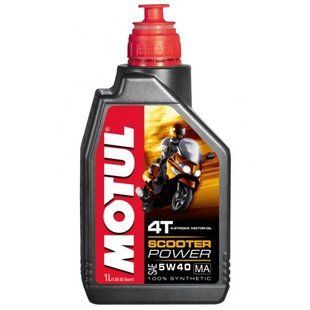 Масло моторное Motul Scooter Power 4T 5W40 MA (1л) 832001 фото