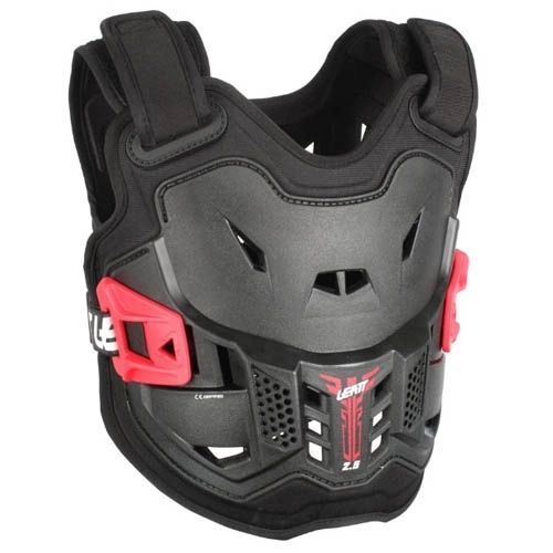Моточерепаха дитяча Leatt Chest Protector 2.5 Junior Black/Red, One Size 5016100601 фото