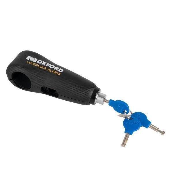 Замок блокировки рычага тормоза Oxford LeverLock Alarm черный LK303 фото