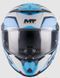 Мотошолом MT Thunder 4 R SV Wind Tunnel C7 матовий блакитний/білий, L 1375D50C7206 фото 5