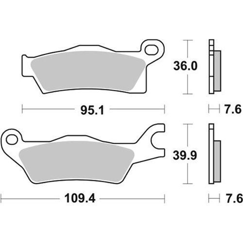 Тормозные колодки SBS 911RSI 911RSI фото