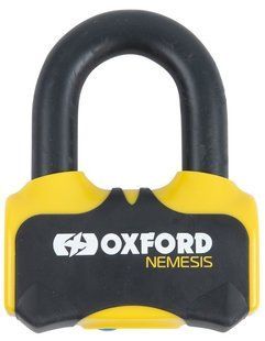 Замок блокировки тормозного диска Oxford Nemesis із 16-мм штифтом желтый LK471 фото