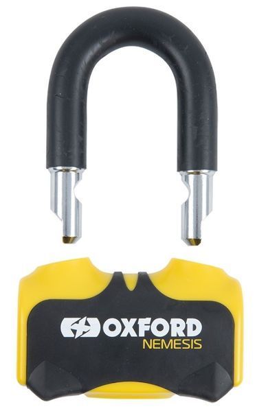 Замок блокировки тормозного диска Oxford Nemesis із 16-мм штифтом желтый LK471 фото