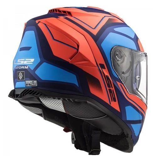 Мотошлем LS2 FF800 Storm Faster Orange/Blue, XL 108002252XL фото
