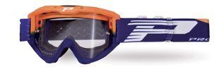 Мотоокуляри Progrip 3450 LS Riot Orange/Blue Clear Lens PZ3450TRAFBL фото