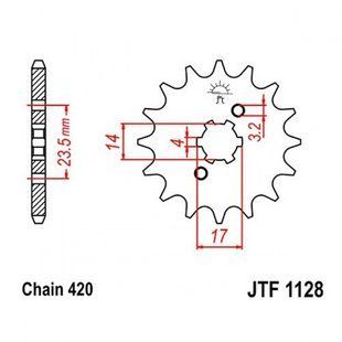 Зірка передня JT JTF1128.11 JTF1128.11 фото