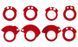Гріпси руля Racetech MPRRF000020 Lock-on Red MPRRF000020 фото 2
