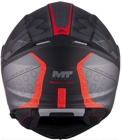 Мотошлем MT Genesis R SV Shift B15 матовый чёрный/красный, M 1376D55B15205 фото