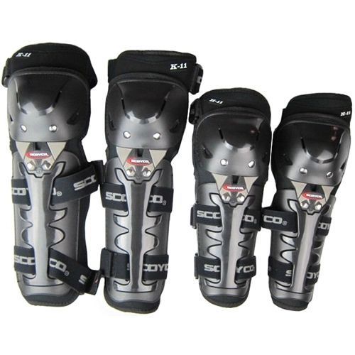 Наколенники и налокотники Scoyco K11H11 чёрные, One Size K11H11-2 фото