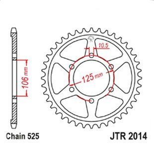 Задня зірка JT JTR2014.46 JTR2014.46 фото
