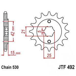 Зірка передня JT JTF492.15 JTF492.15 фото