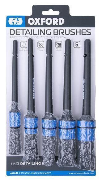 Набір щіток для детейлінгу Oxford Detailing Brushes 5шт OX723 фото