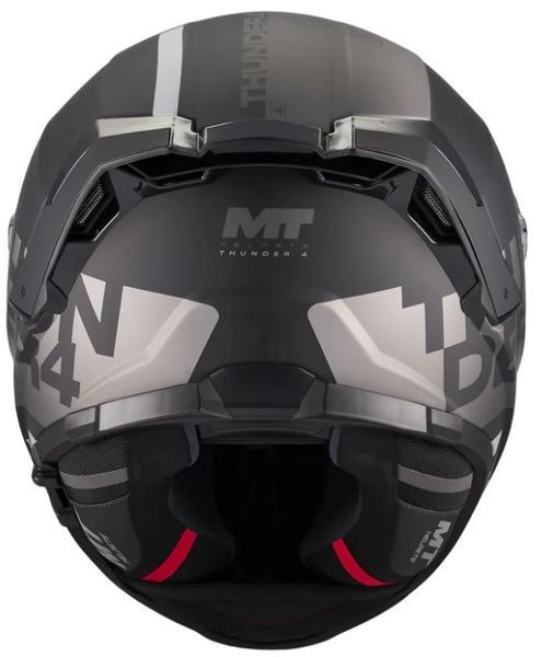 Мотошолом MT Thunder 4 SV Wawes B2 матовий сірий, XL 1308D13B2207 фото