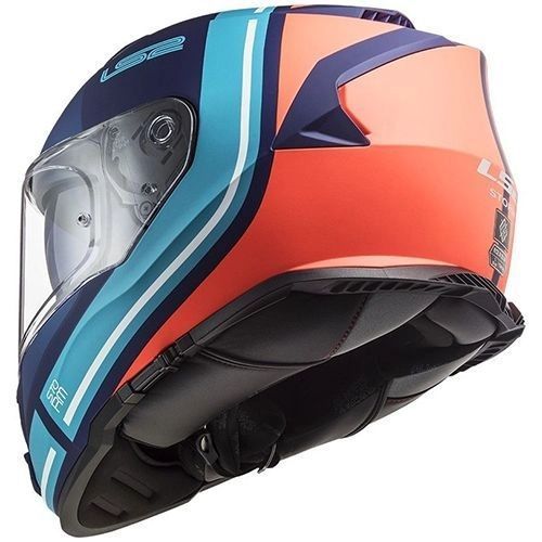 Мотошлем LS2 FF800 Storm Slant Blue/Orange, XXL 108002552XXL фото