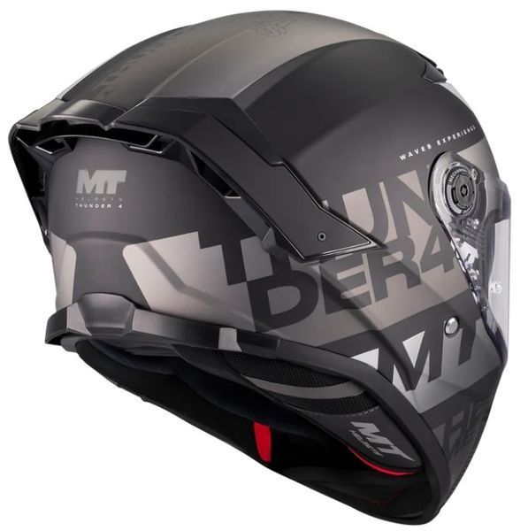Мотошолом MT Thunder 4 SV Wawes B2 матовий сірий, XL 1308D13B2207 фото